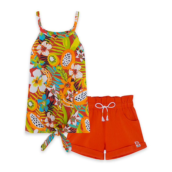 Tuc Tuc - Ensemble camisole et short orange 5 ans