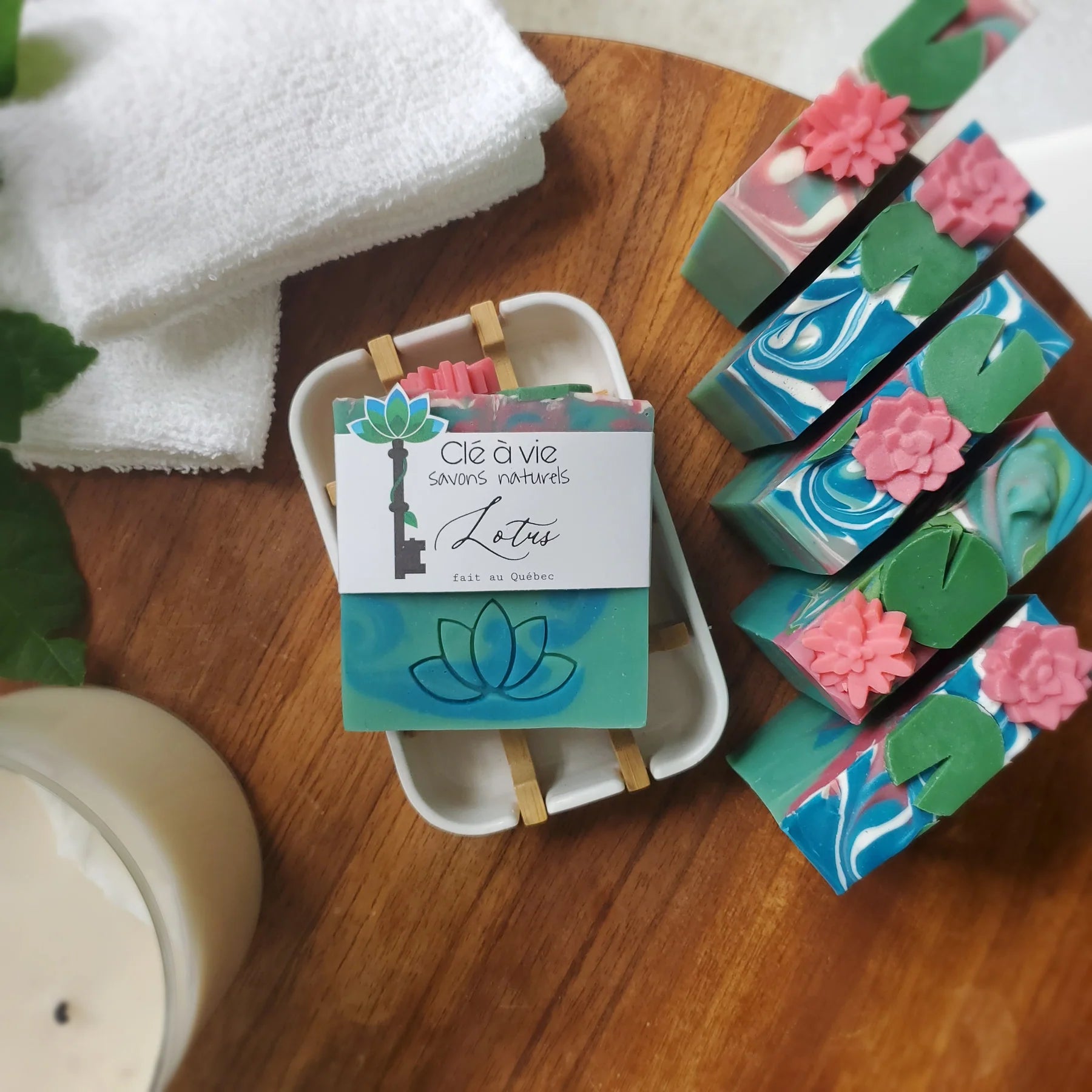 Clé à vie - Savon lotus