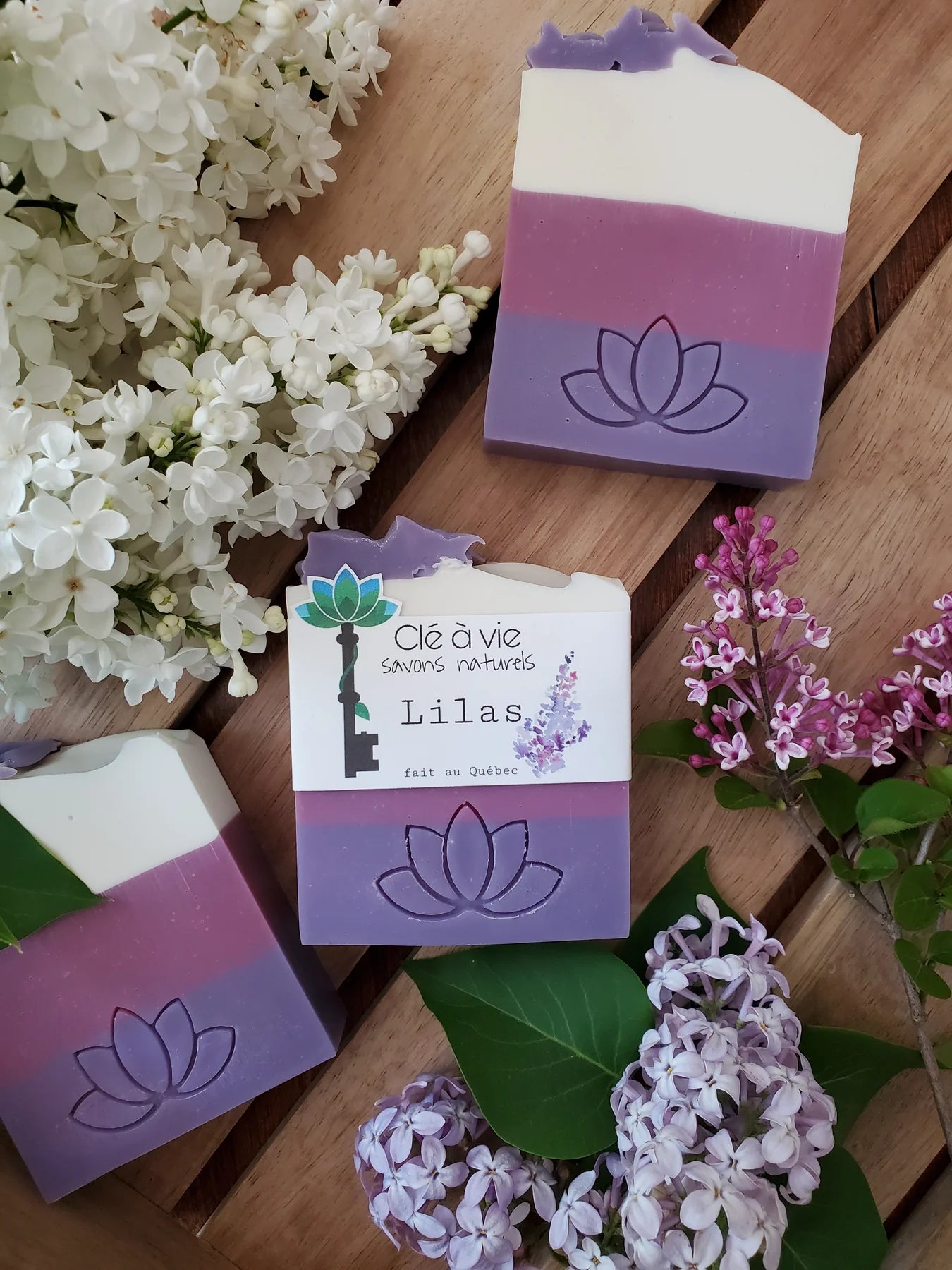 Clé à vie - Savon lilas
