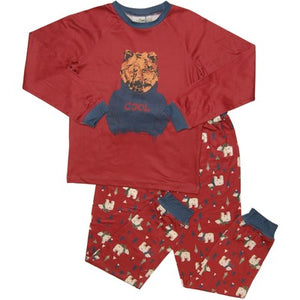 MID - Pyjama 2 pièces rouge ours 2-3 ans