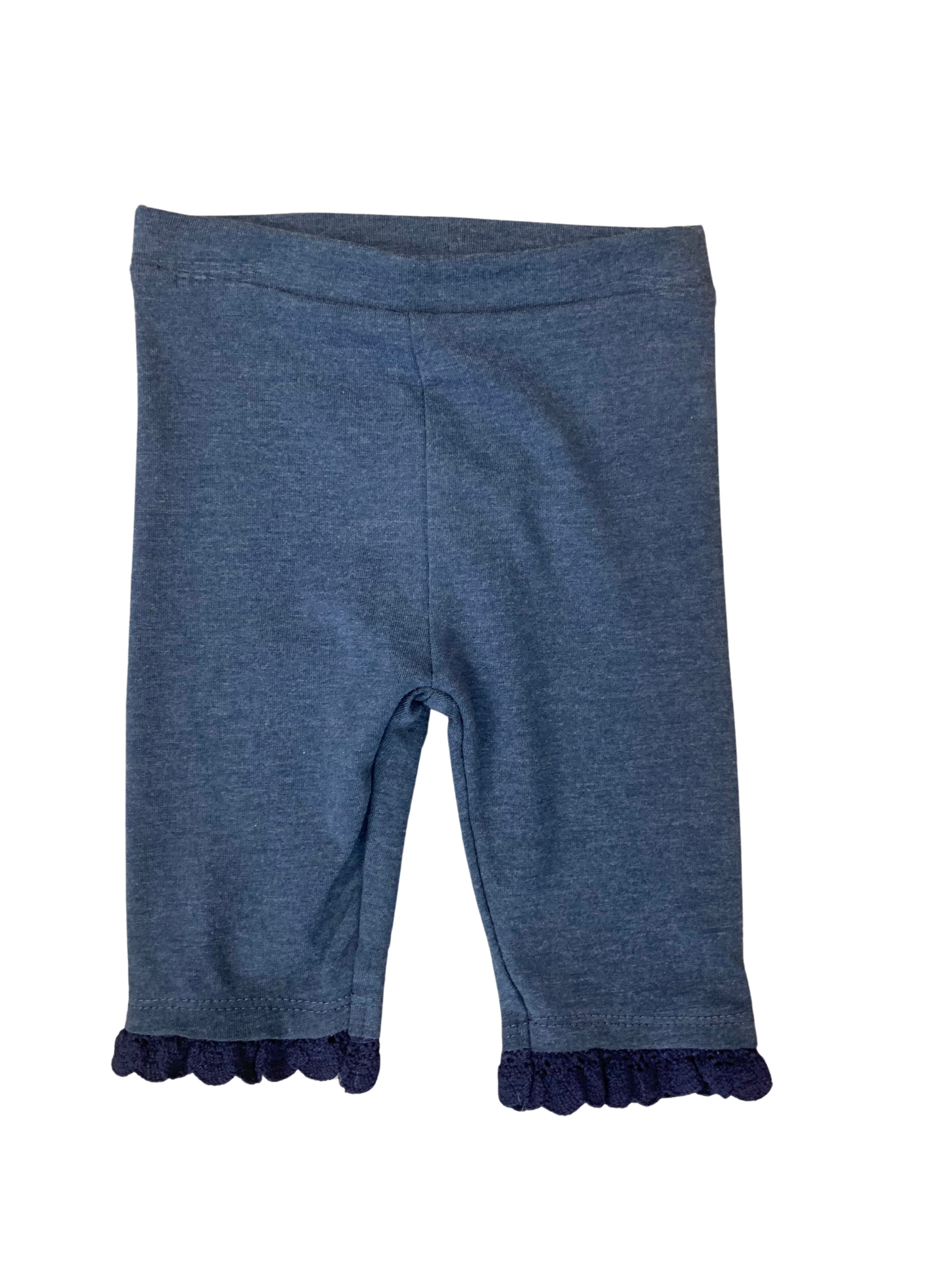 Tuc Tuc - Legging capri bleu chiné, 9 mois