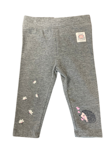 Losan - Legging gris fleurs et hérisson, 3-6 mois