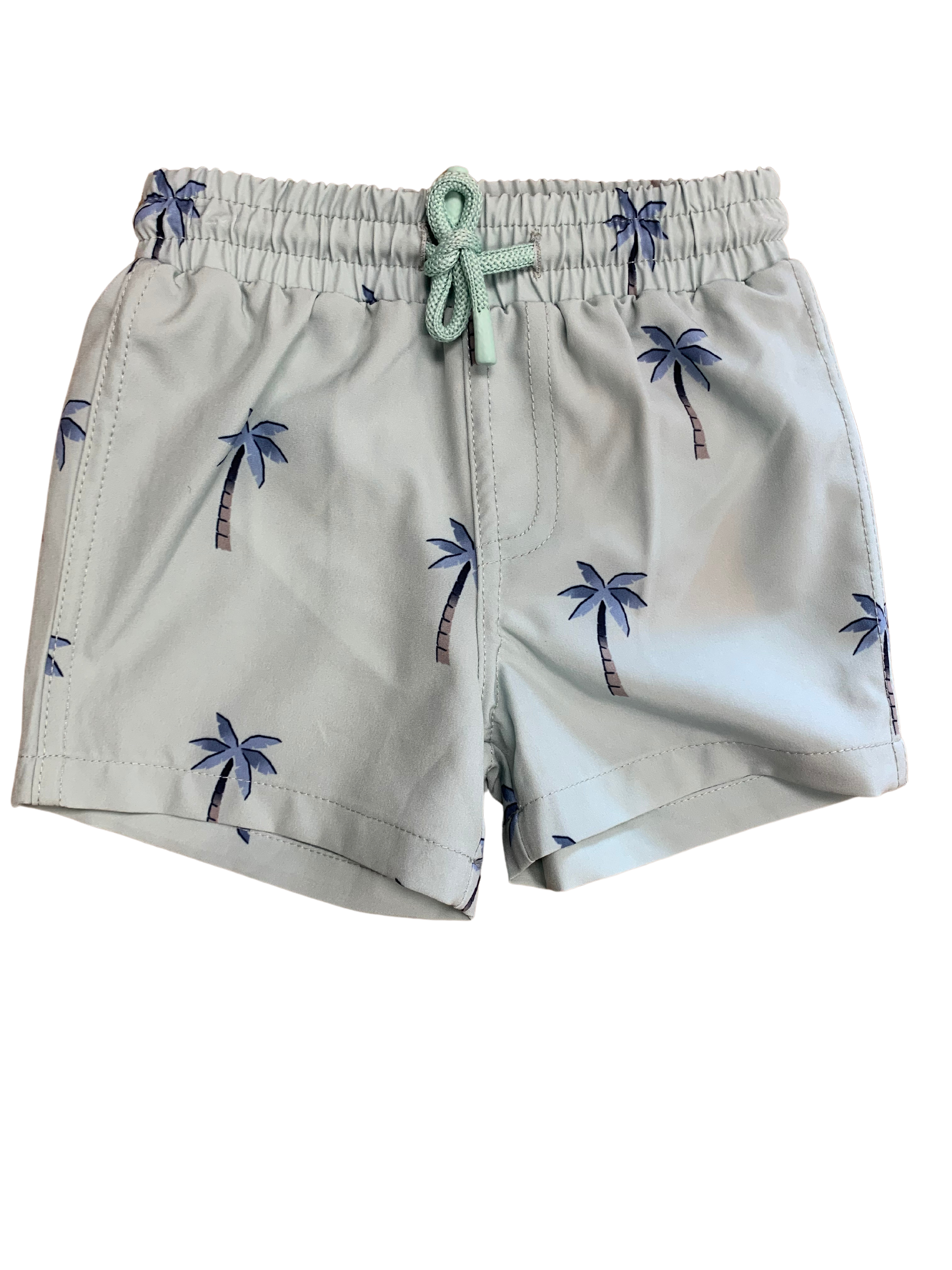 Miles the label - Short de maillot palmier, 3/6 mois