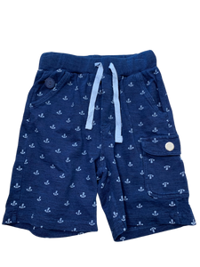 Boboli - Short souple marine ancre de bateau, 3 ans