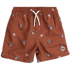 Miles the label - Short de maillot chapeaux pirates