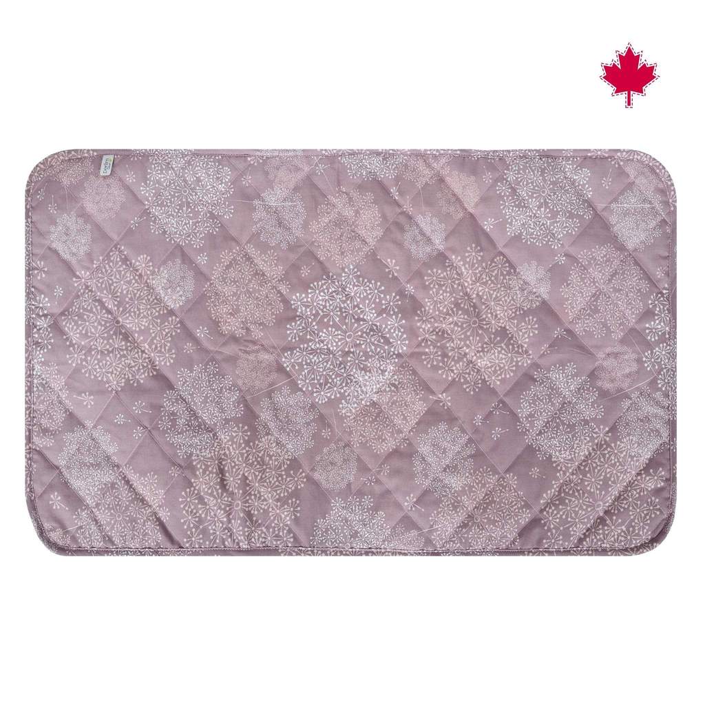 Perlimpinpin - Piqué fleur mauve