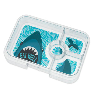 Yumbox – Tapas Plateau – 4 compartiments, requin