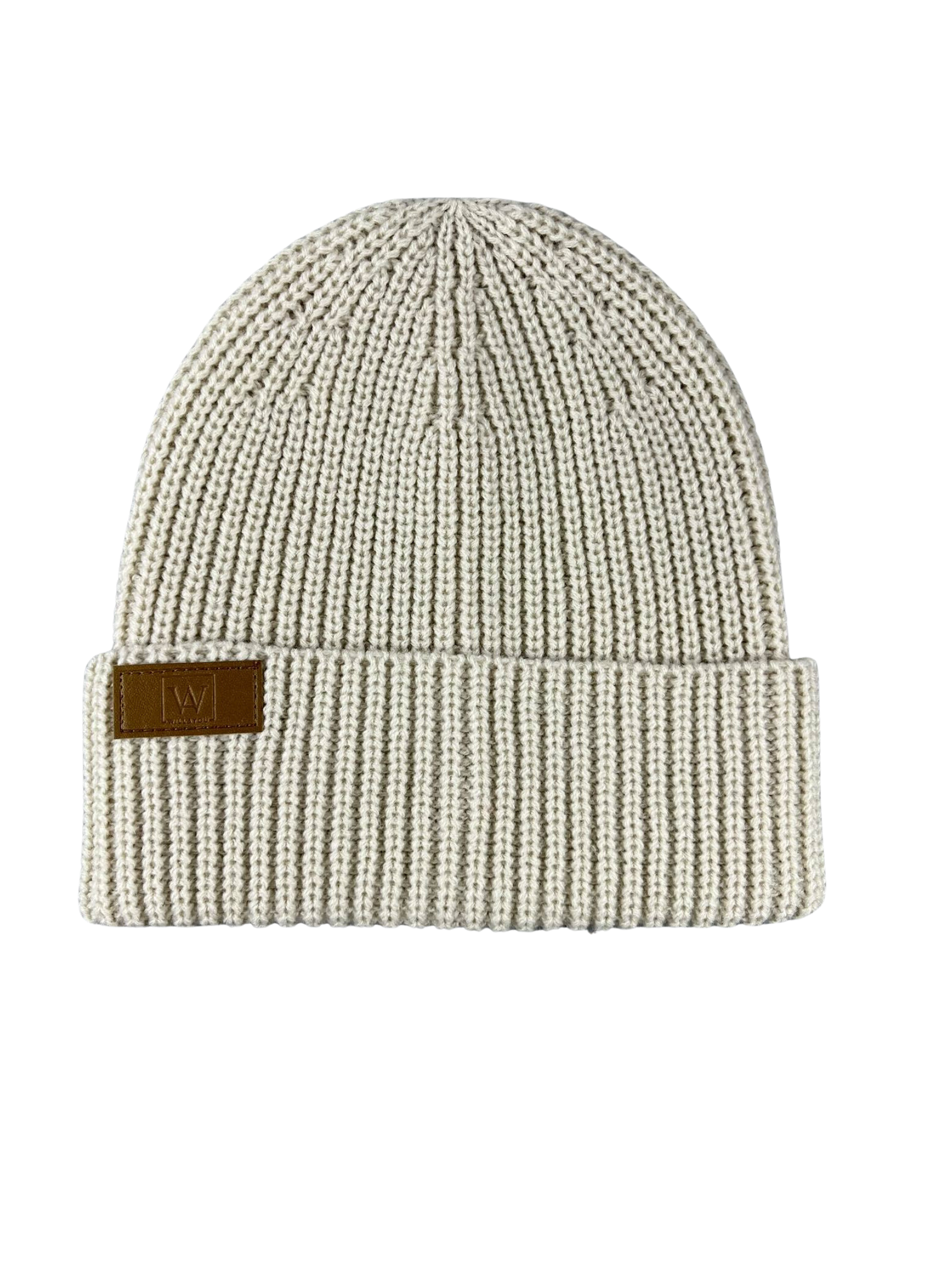 Will & You - Tuque en lainage doublée en polar, crème