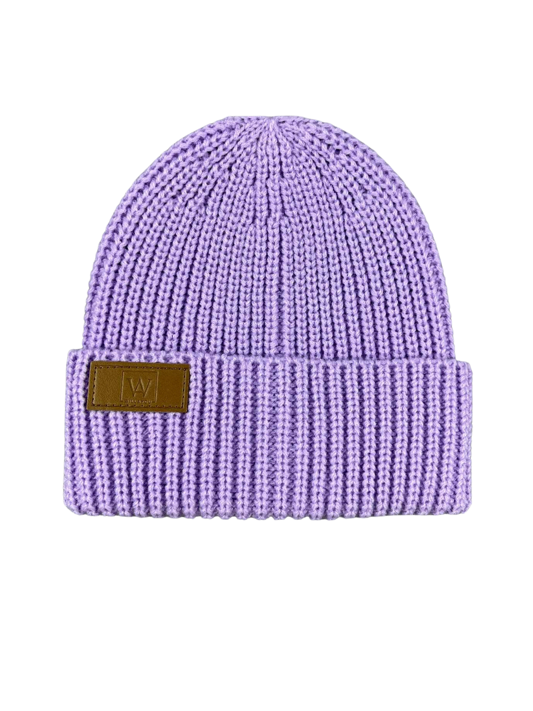 Will & You - Tuque en lainage doublée en polar, lilas