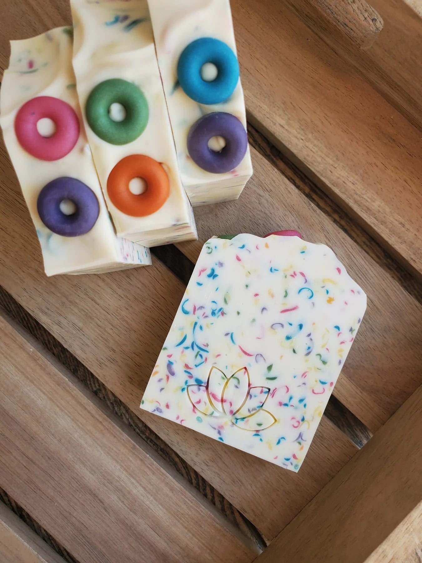 Clé à vie - Savon confettis frootloops