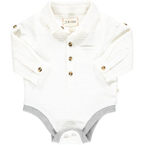 Me & Henry - Cache couche chemise, blanche