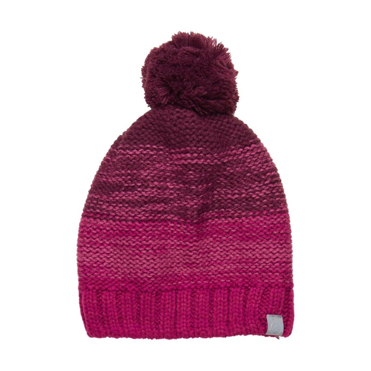 Color kids - Tuque en tricot avec pompon, fuchsia