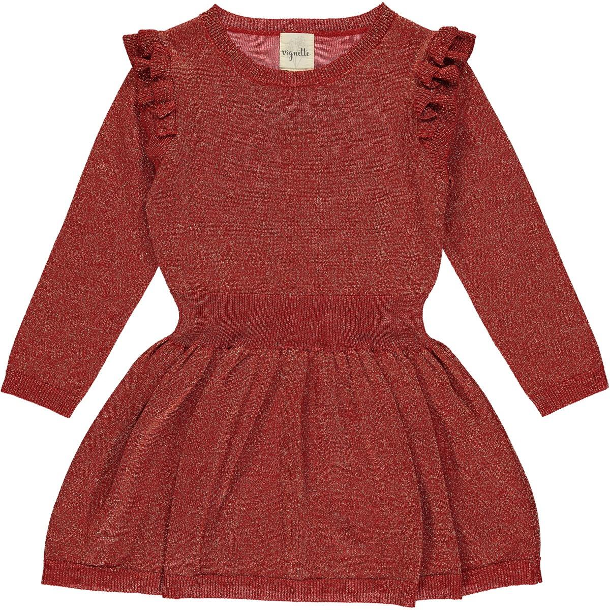 Vignette - Robe chic rouge brillant