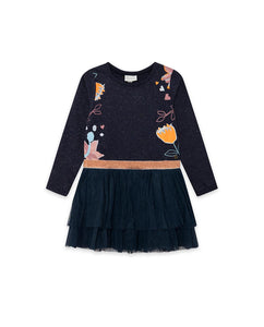 Tuc Tuc - Robe Bleue En Peluche Et Tulle Fille Night Garden, 4 ans