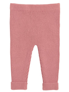 Petit lem - Pantalon en tricot, rose sauvage
