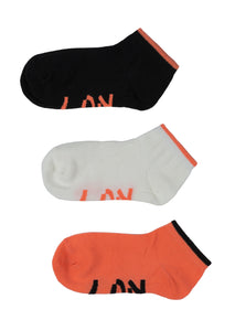 Losan - Trio Chaussettes noir, rose et noir