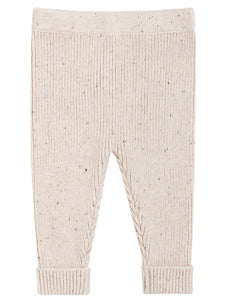 Petit lem - Pantalon en tricot beige pour bébé, 3-6 mois
