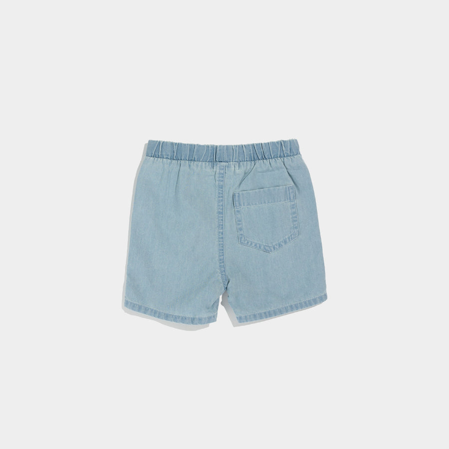 Miles the label - Short en chambray 6 mois