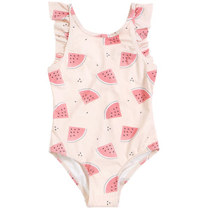 Petit lem - Maillot de bain à imprimés de melons d'eau, 2 ans