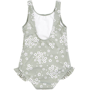 Petit lem - Maillot de bain sauge à imprimé floral, 2 ans