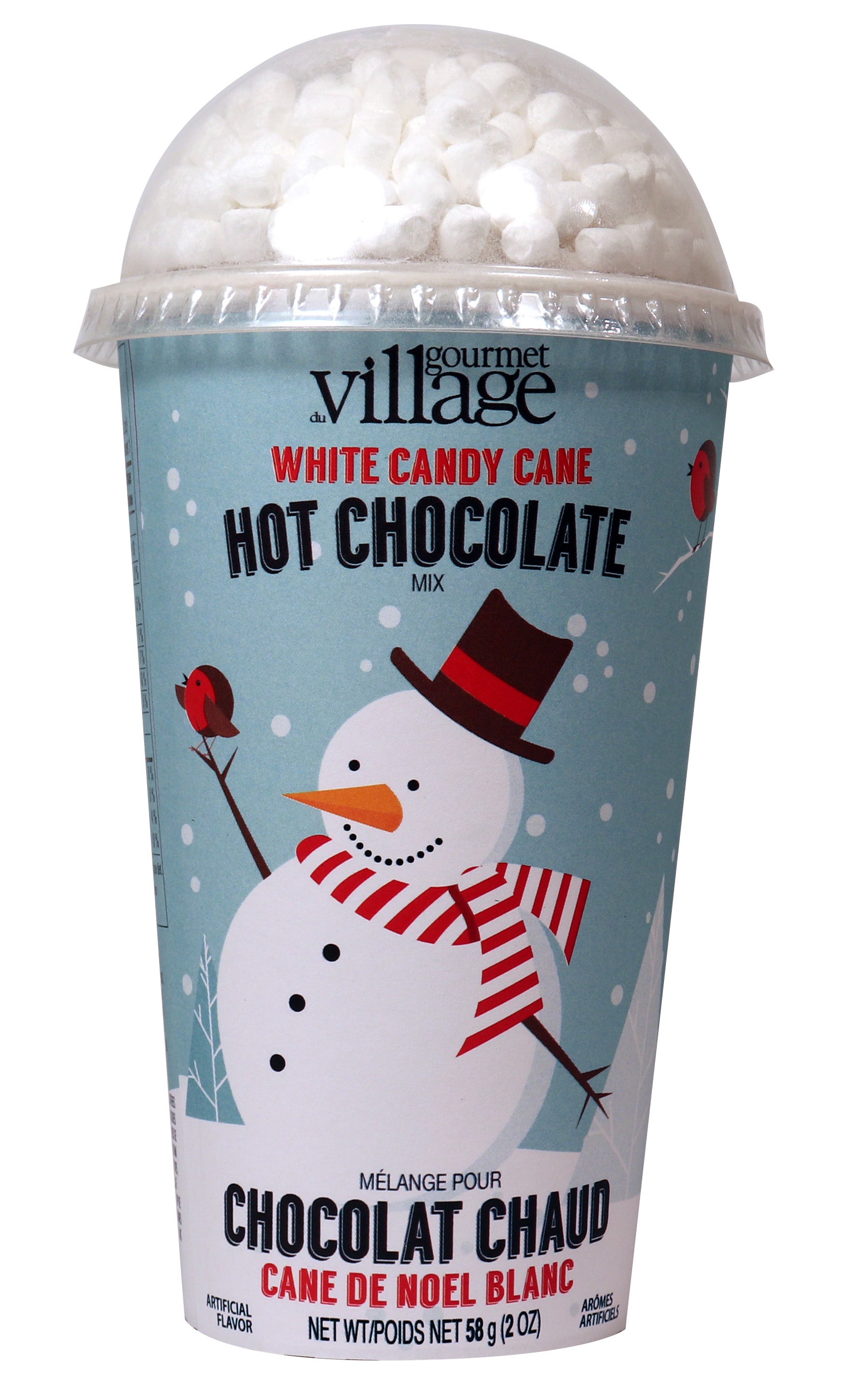 Gourmet du village - Gobelet de chocolat chaud bonhomme de neige