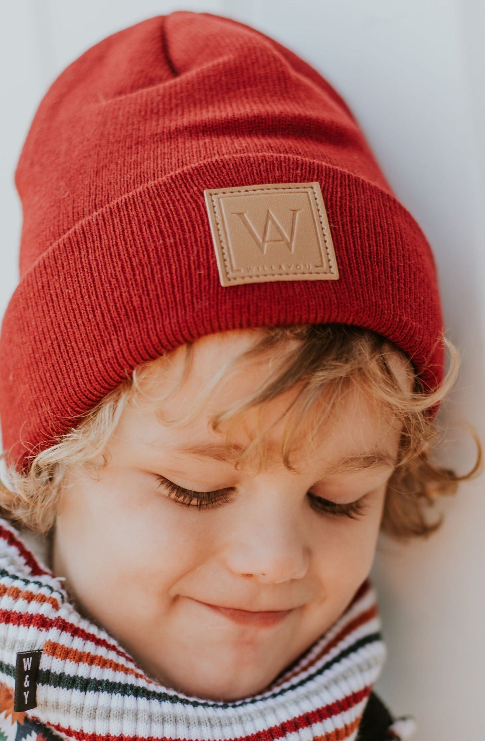 Will & You - Tuque mix & match, wine