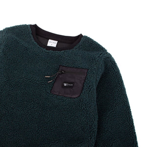 WLKN - Crewneck sherpa vert