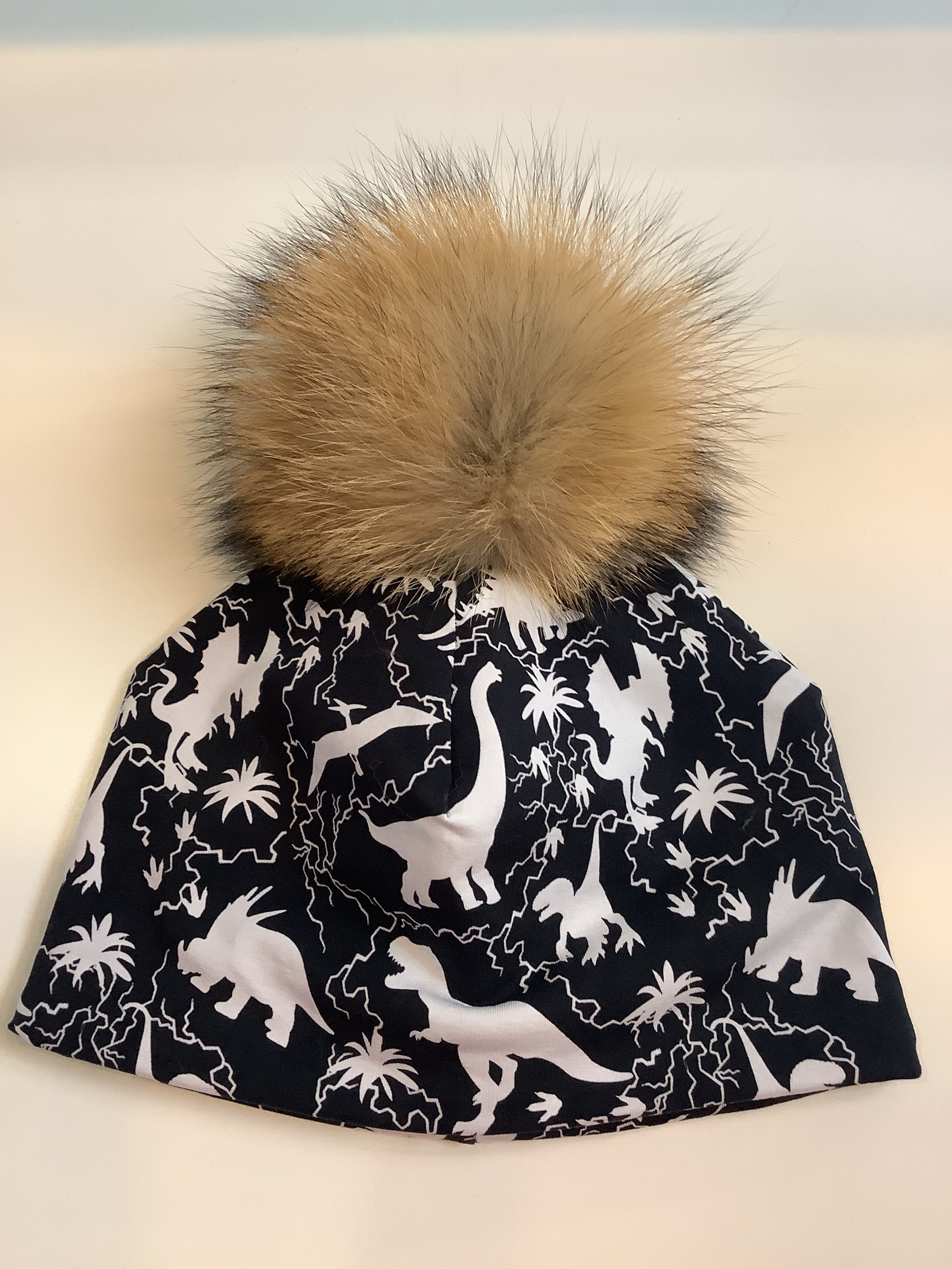 MEF créations - Tuque doublée pour l’hiver - dinos adulte 21