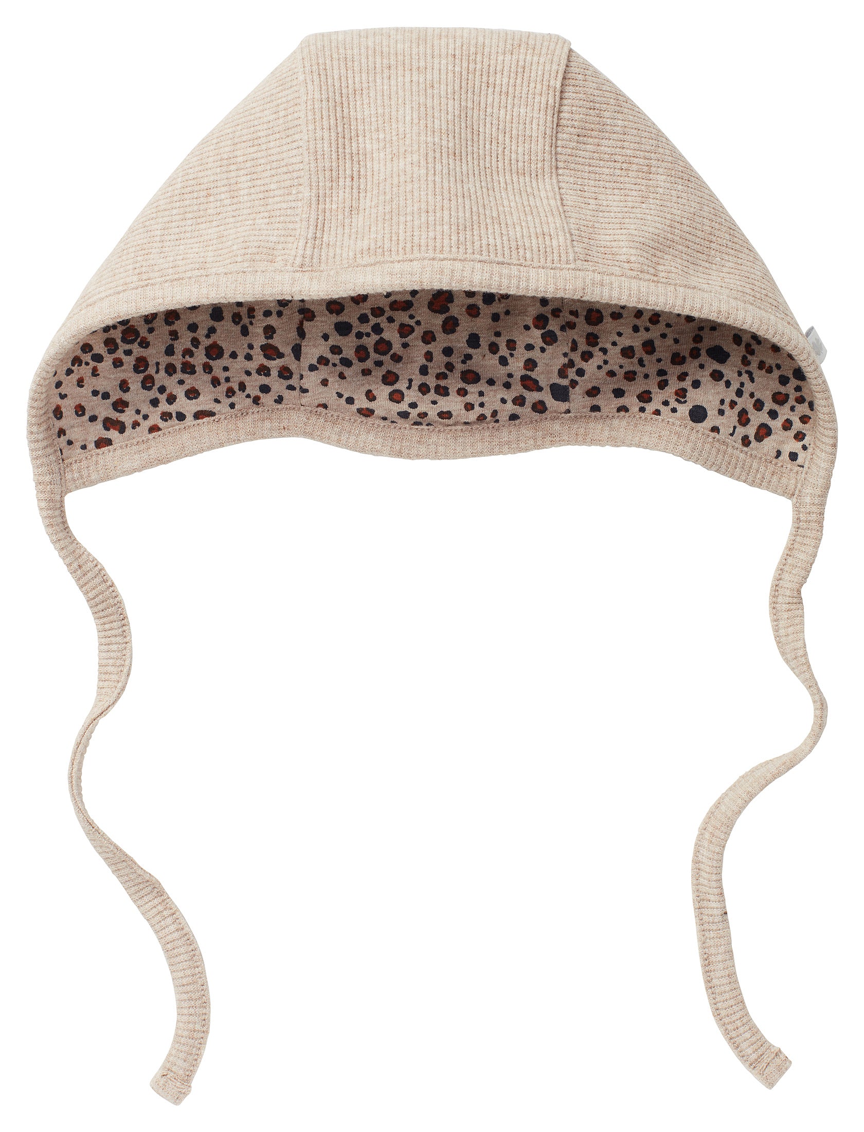 Noppies - bonnet réversible beige