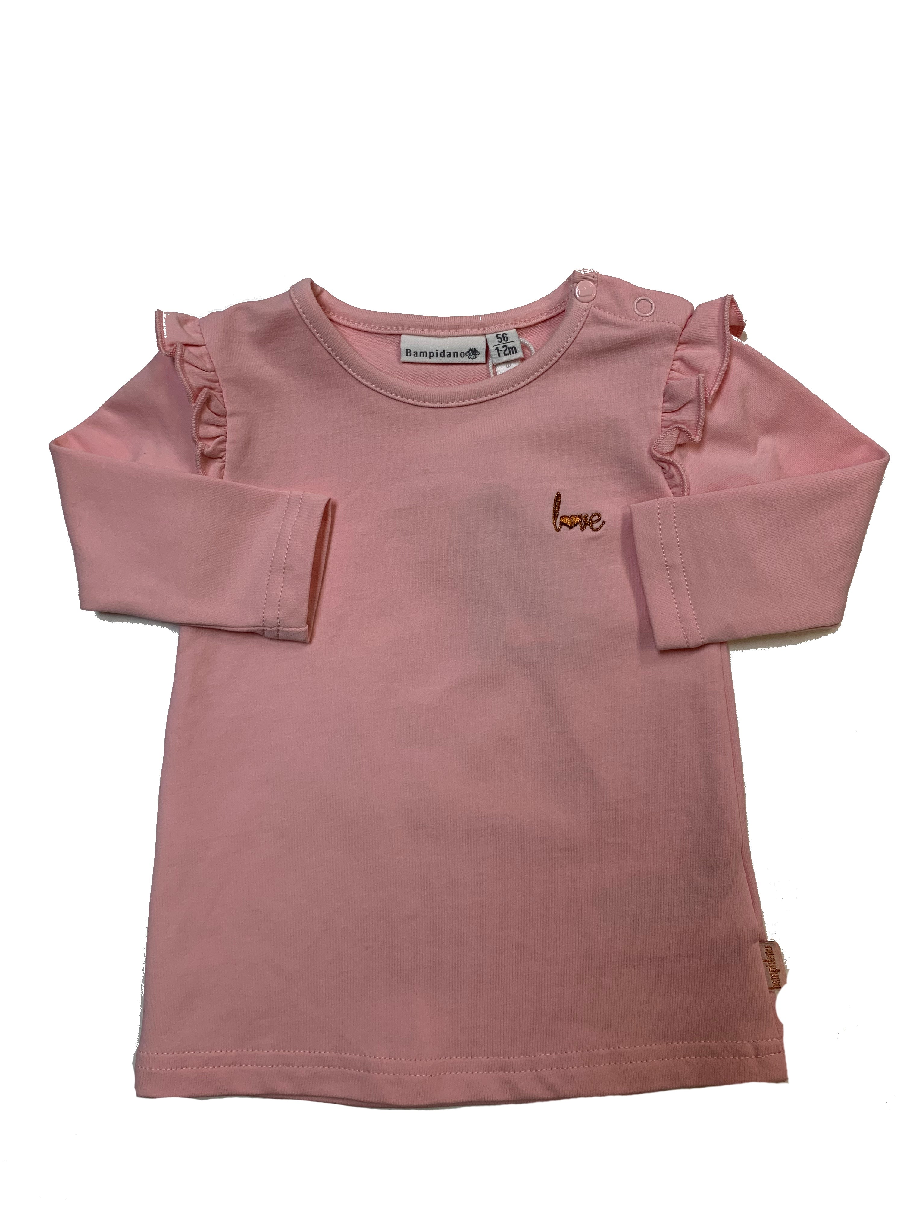 Bampidano - robe rose pâle - 1/2 mois