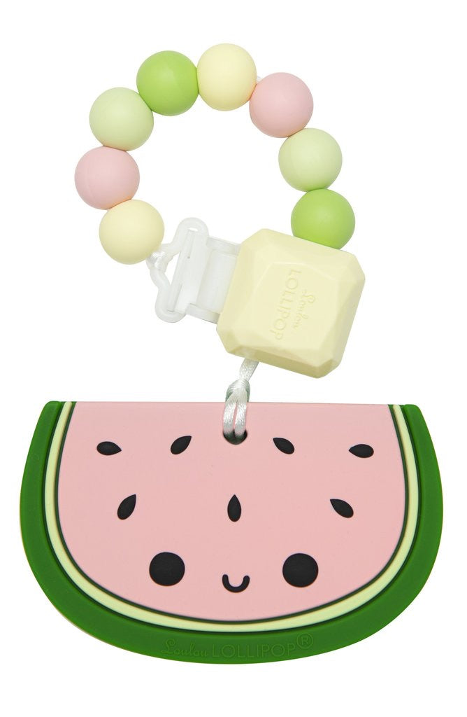 Loulou Lollipop - attache et jouet de dentition melon d’eau
