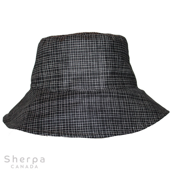 Sherpa - CHAPEAU BUCKET MOTIF NOIR