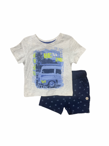 Boboli - Ensemble chandail short, 9 mois