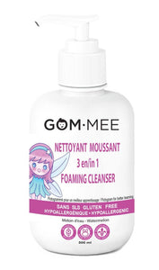 Gom-mee - NETTOYANT MOUSSANT 3 en 1 Shampooing-corps-bain moussant (PARFUM de MELON D’EAU)