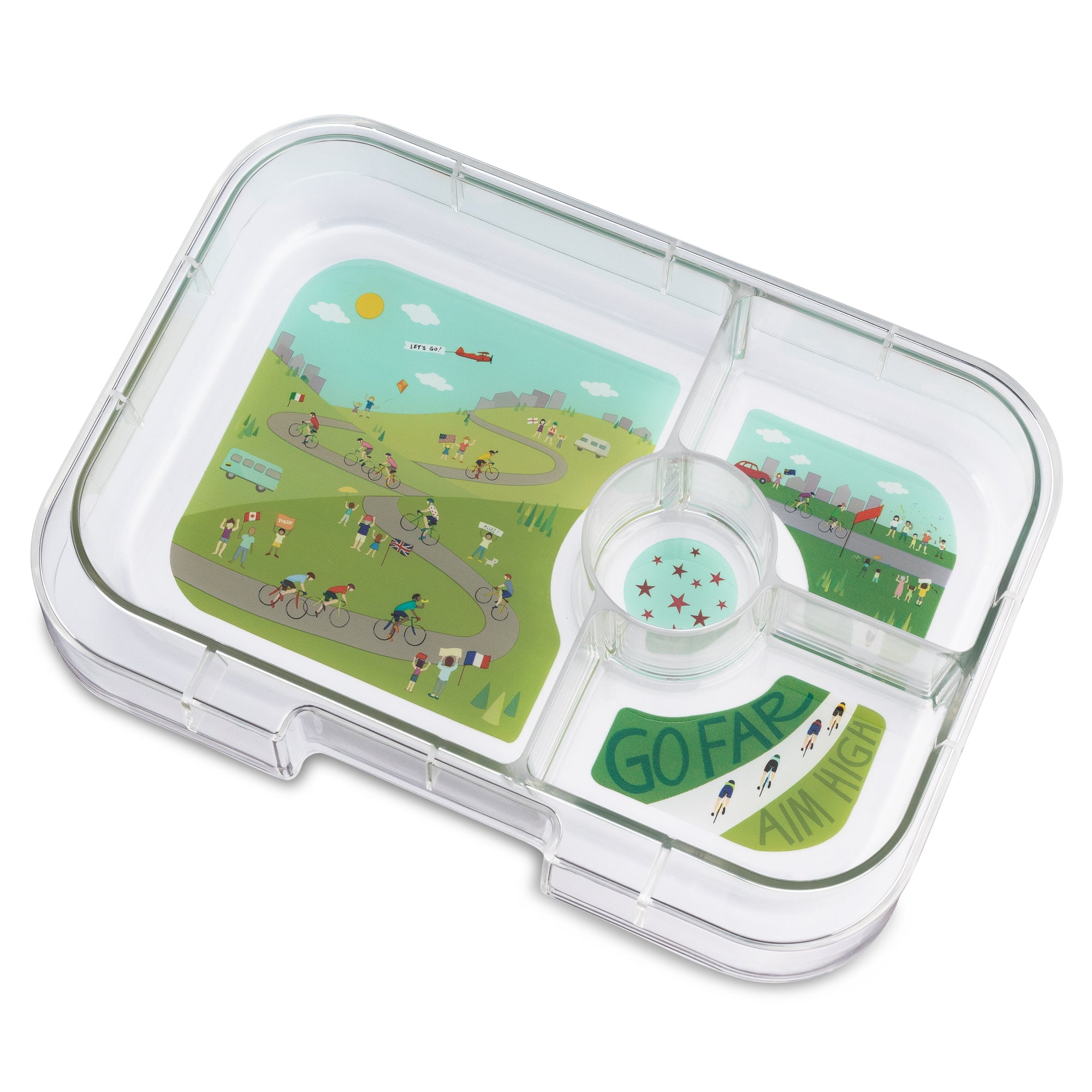 Yumbox – Tapas Plateau – 4 compartiments – vélo