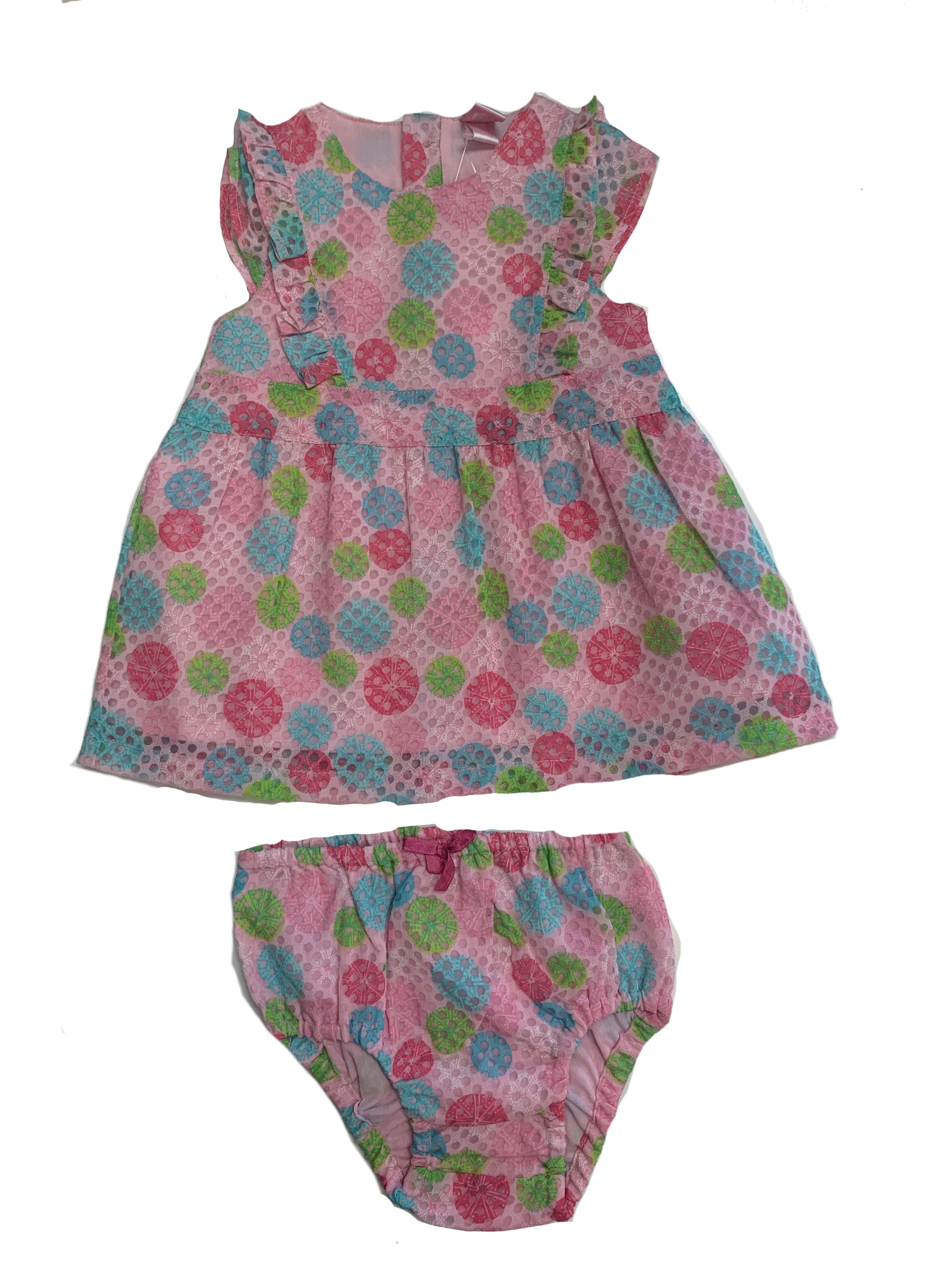 Tuc tuc - robe rose bonbon - 3/6 mois