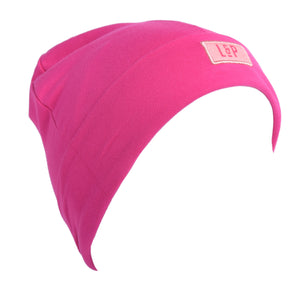 LP Apparel - tuque en coton Boston - rose intense