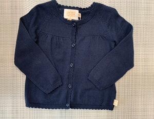 Creamie - veste à boutons marine, 2 et 3 ans