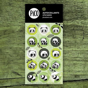 Pico- autocollants, panda