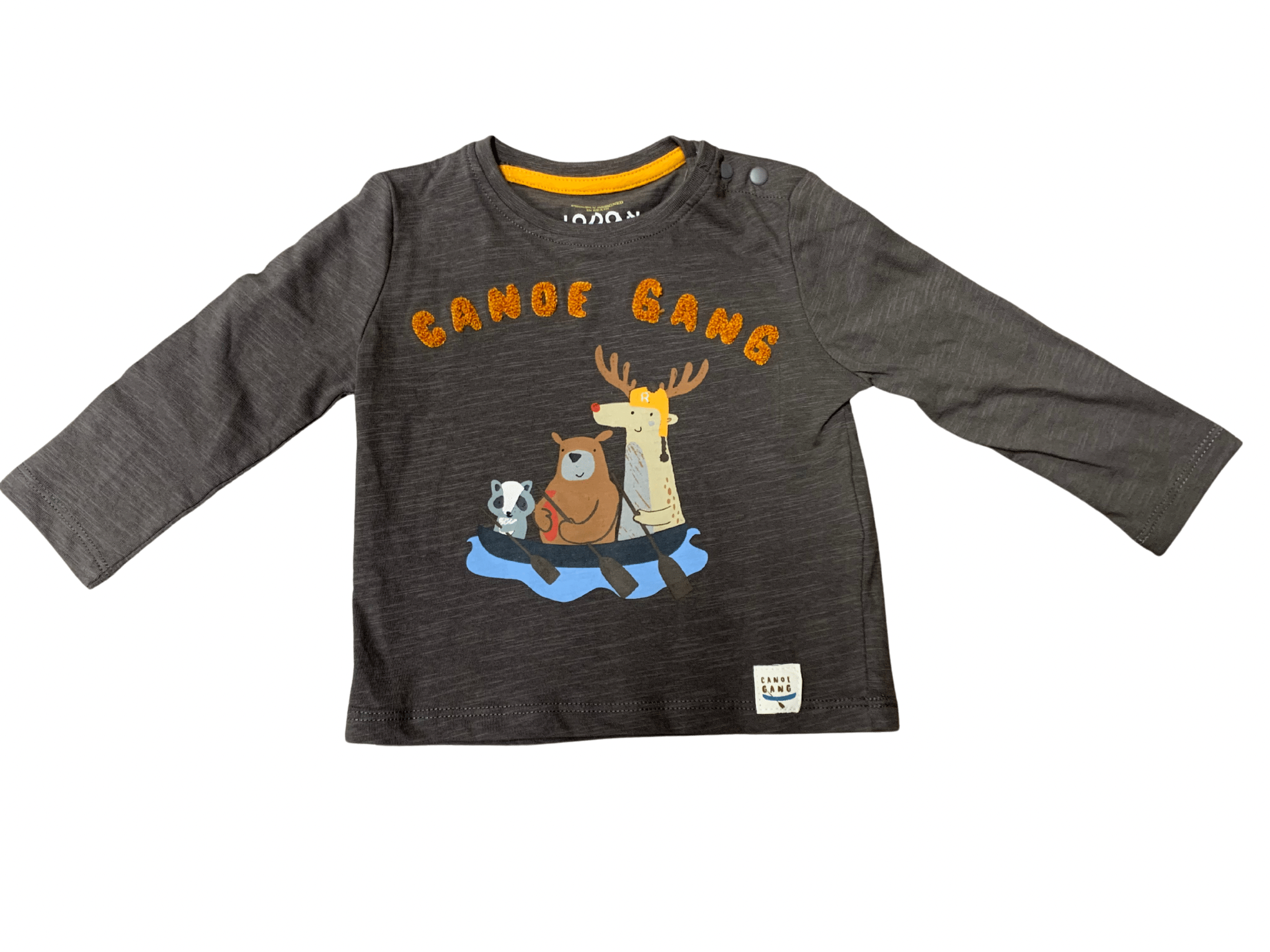 Losan - Chandail manches longues, gris canoe gang, 12-18 mois