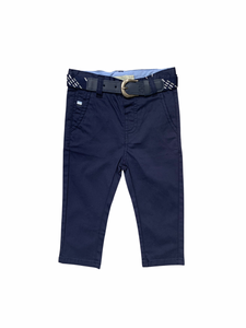 Losan - Pantalon avec ceinture marine 18-24 mois