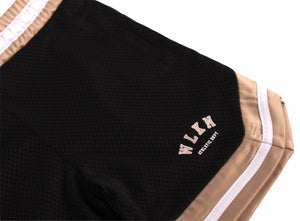 WLKN - short beige et noir à filet, 4 ans