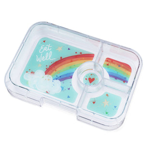 Yumbox – Tapas Plateau – 4 compartiments – arc-en-ciel