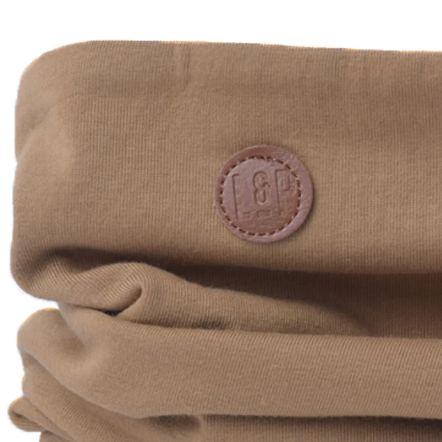 L&P Apparel - Cache cou en coton, caramel chaud