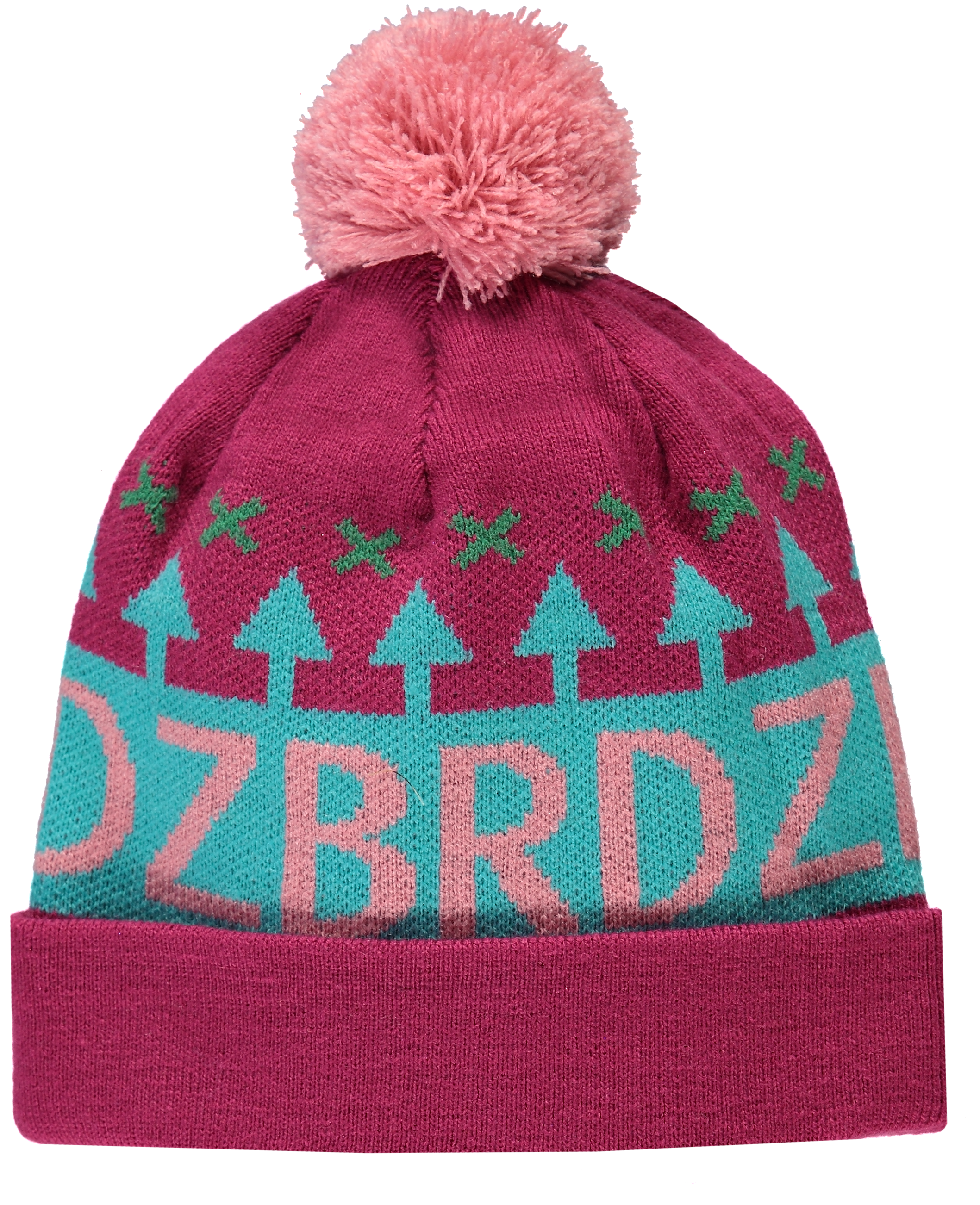 Birdz - tuque à pompon rose