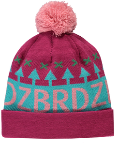 Birdz - tuque à pompon rose