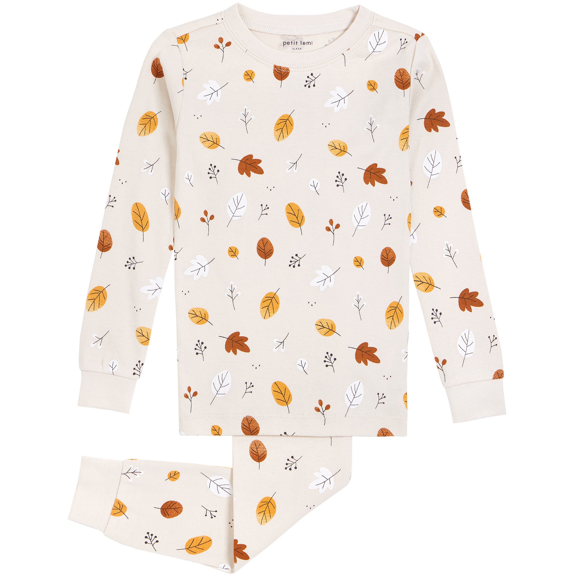 Petit lem - Pyjama 2 pièces- feuilles d’automne, 10 ans