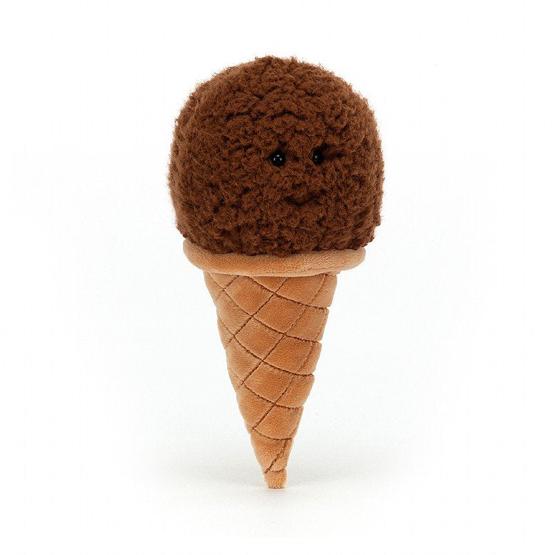 Jellycat - Cornet de crème glacée chocolat