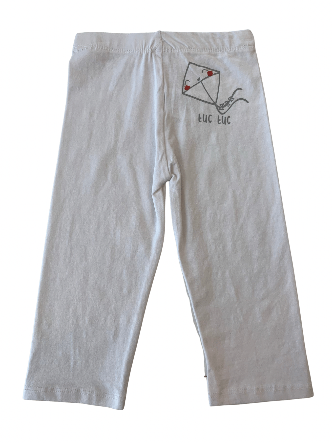 Tuc tuc - legging capri blanc, 4 et 7 ans