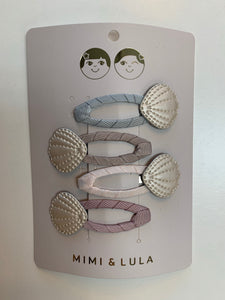 Mimi&lula- barrettes à cheveux, coquillages